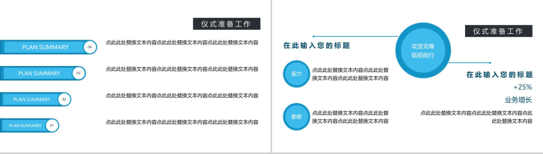 蓝色签约仪式策划项目实施计划方案可行性分析PPT模板-4