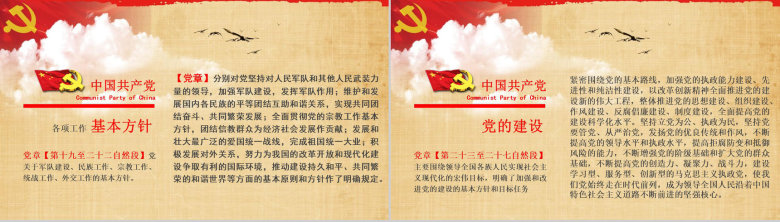 中国共产党章程学习解读PPT模板-13