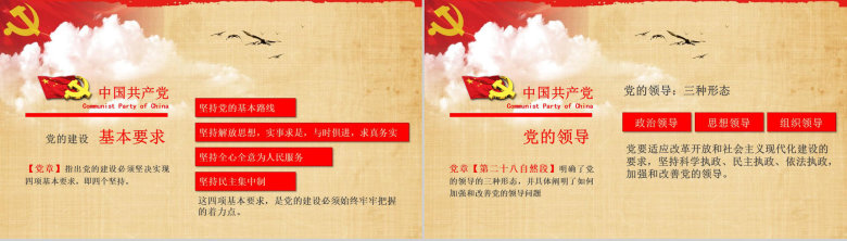 中国共产党章程学习解读PPT模板-14