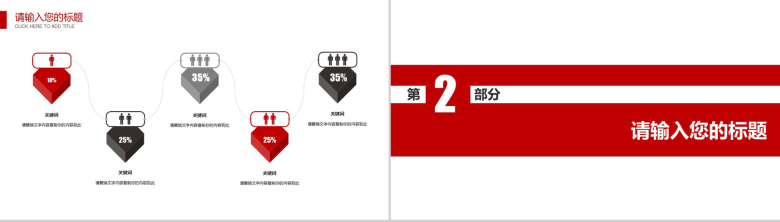 中国工商银行工作汇报通用PPT模板-5