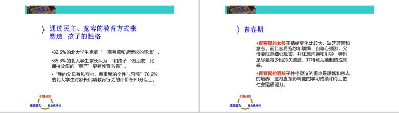 中学阶段的心理素质教育培训PPT模板-8