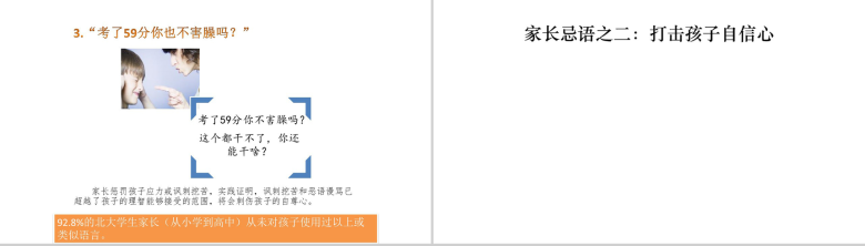 父母不该说的话家庭教育PPT模板-8