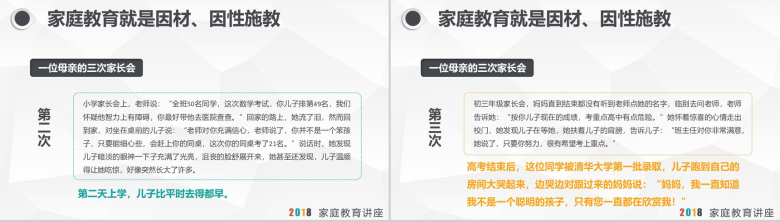 家庭教育宣传讲座家庭教育学习能力培训计划PPT模板-11