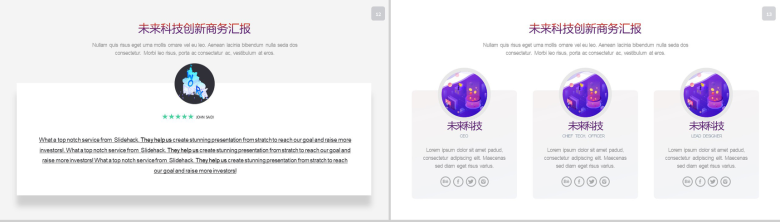 未来科技创新商务汇报PPT模板-7