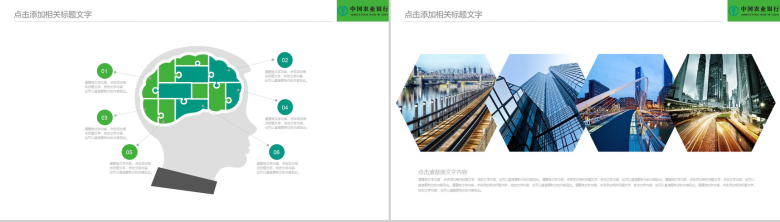 中国农业银行个人简介述职报告PPT模板-9