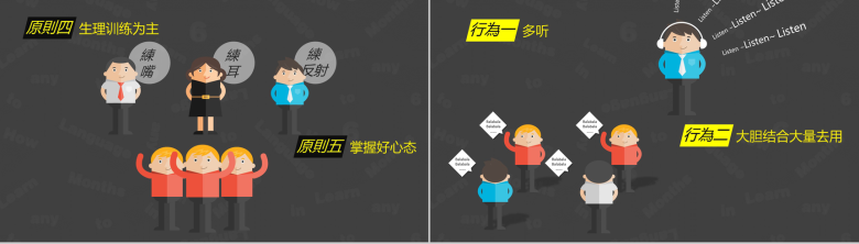 《6个月学会任何一种外语》读书笔记PPT模板-10