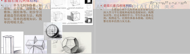 美术特长学习课程培训PPT模板-2