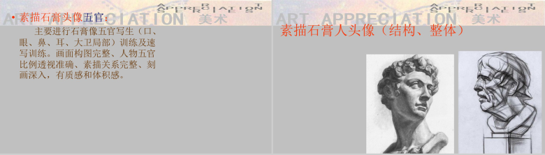 美术特长学习课程培训PPT模板-4