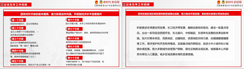 红色党政两会报告精讲解读政府党建PPT模板-22