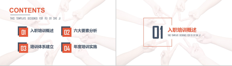 扁平化员工入职培训实务PPT模板-2