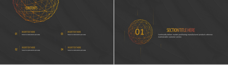 黑底金色科技风企业宣传商业融资PPT模板-2