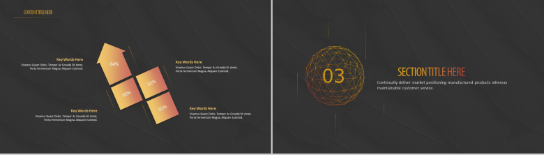 黑底金色科技风企业宣传商业融资PPT模板-9