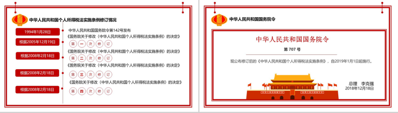 个人所得税法实施条例法律法规PPT模板-3