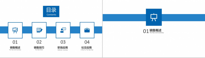 商务风销售的技巧与口才培训员工培训PPT模板-2