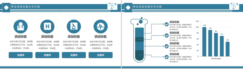 化学细胞医疗手术工作总结PPT模板-5