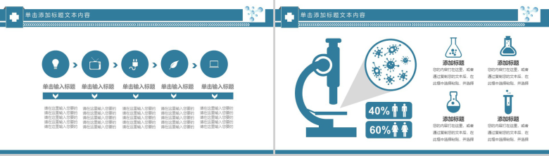 化学细胞医疗手术工作总结PPT模板-13