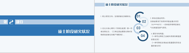 大学博士入学复试报告教育培训PPT模板-5