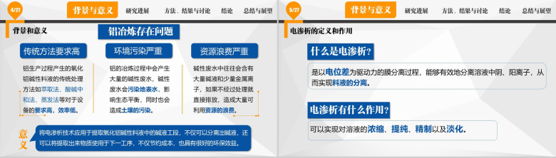 教师讲课离子膜电渗析化学讲习PPT模板-3