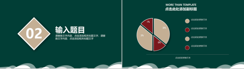 绿色数学公式备战高考倒计时PPT模板-5