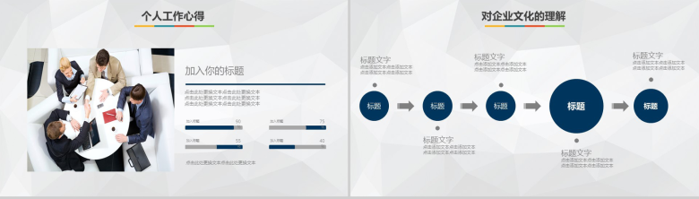 商务大楼实习转正述职报告PPT模板-8