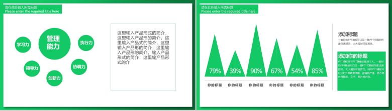 简约绿色边框个人转正工作总结汇报PPT模板-5