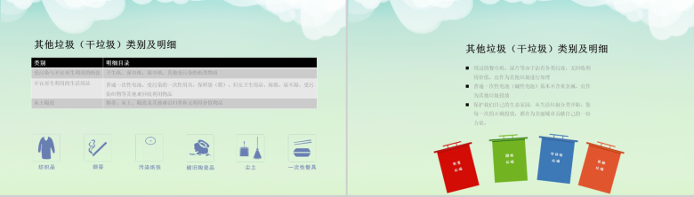 垃圾分类 从我做起 科普教育PPT模板-7