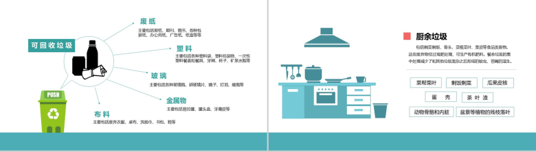 爱好环境保护地球做好垃圾分类PPT模板-7