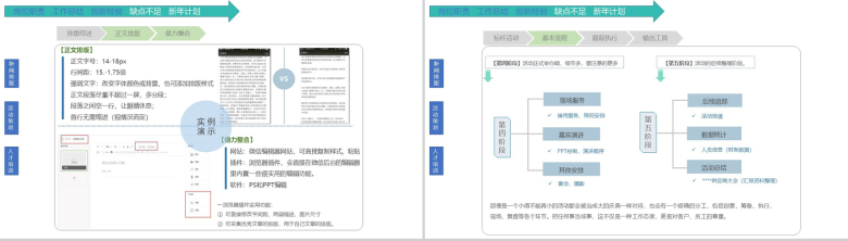 极简彩绘方格企业文化管理专员年度个人述职报告PPT模板-8