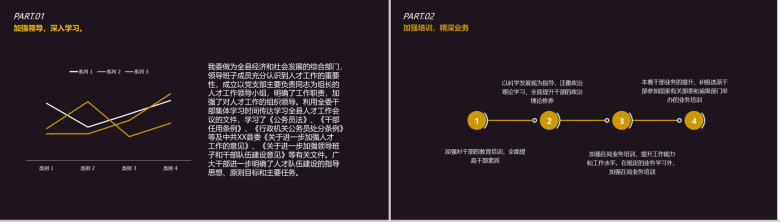 黑色典雅大气县发改委工作述职报告PPT-3