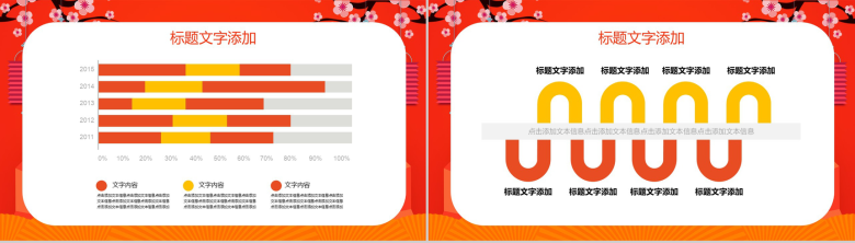 橙黄色中国风系列传统节日除夕文化介绍宣传PPT模板-4