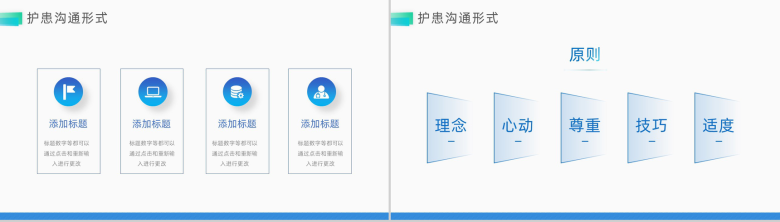 创意简约医疗护患沟通培训PPT模板-5