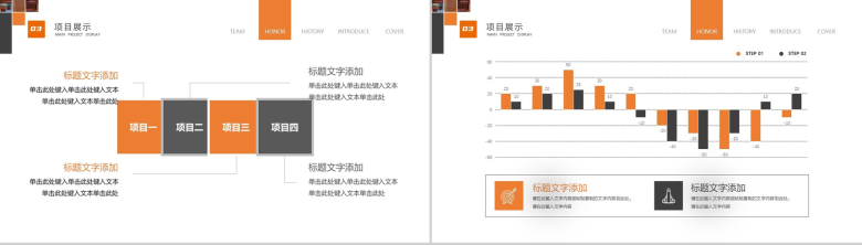 橙色大气简约物流公司介绍PPT模板-7