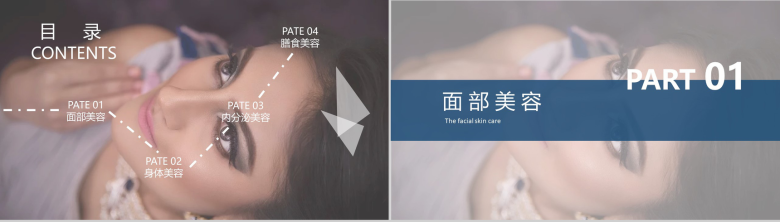 欧美创意精美美容保养PPT课件-2