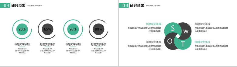 绿色简约清新大学生毕业答辩开题报告论文提纲PPT模板-7