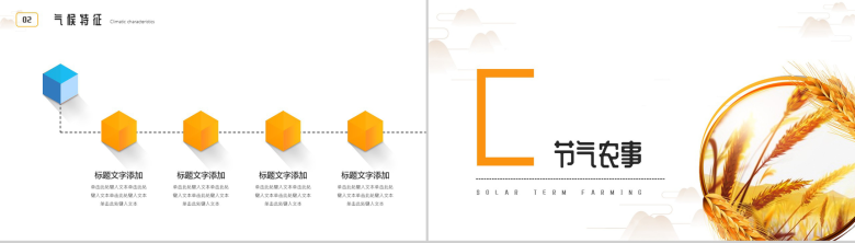 黄色简约中国二十四节气之芒种的介绍PPT模板-6