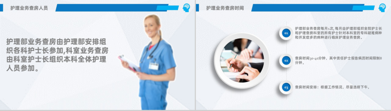 医院医疗护理业务查房课件PPT模板-7