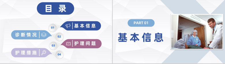 商务医院护士晨间护理查房程序流程介绍医务人员工作培训PPT模板-2