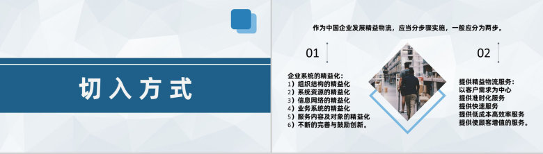 单位精益生产管理方式精益物流管理方案总结PPT模板-2