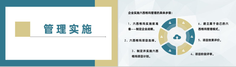 单位质量流程管理策略六西格玛项目管理方案PPT模板-6