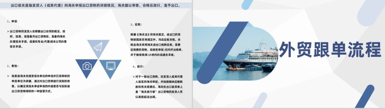物流运输行业出口贸易流程及代理业务工作汇报PPT模板-10