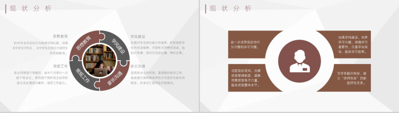 班级学情现状分析教师教学工作效果汇报PPT模板-4