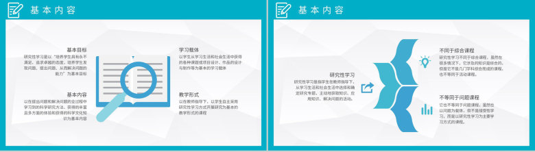 研究性学习报告论文总结大学生课题调研分析方案PPT模板-4