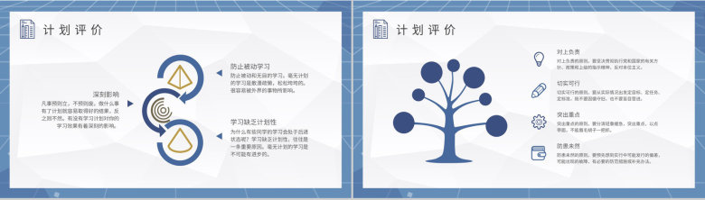 初中学校学生课程学习小结个人学习计划实施效果评价PPT模板-5