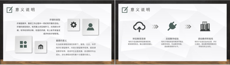 高校教师教学工作情况汇报听课评课记录总结PPT模板-3