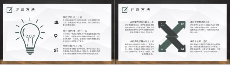 高校教师教学工作情况汇报听课评课记录总结PPT模板-6