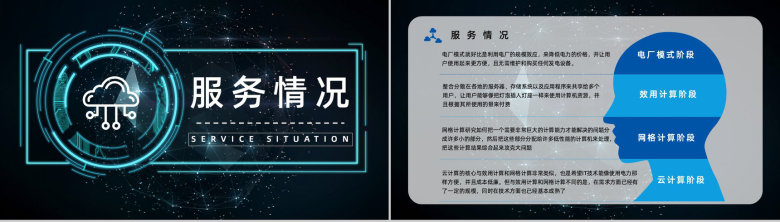 互联网大数据信息云计算产品业务介绍工作汇报PPT模板-7