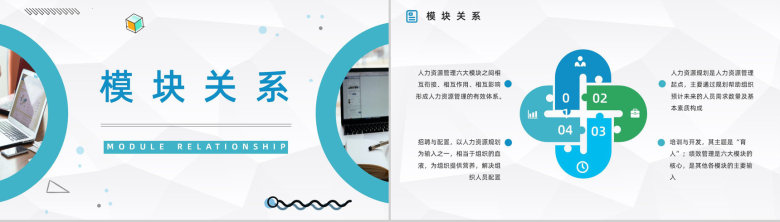 企业管理之人力资源六大模块含义解说员工入职转正技能培训汇报PPT模板-7