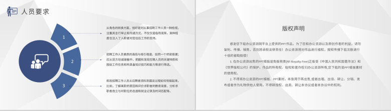 人员招聘技巧学习企业人事部门员工年度工作汇报PPT模板-10