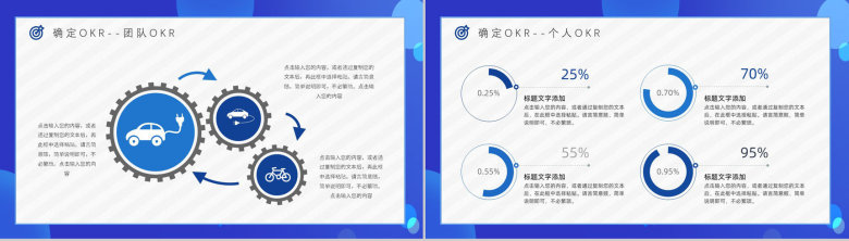 简约扁平化职场目标OKR工作法企业员工培训动态PPT模板-7