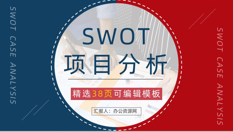 企业部门SWOT案例分析模板公司发展情况战略分析总结汇报PPT模板-1